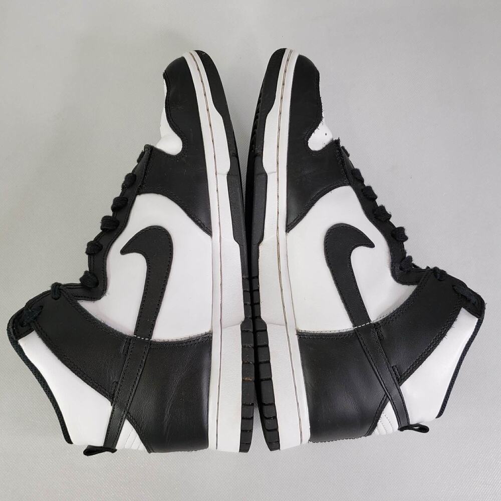 Nike Dunk High Top Panda Black White Women's Sneakers Size 9.5 Athletic - Picture 6 of 9